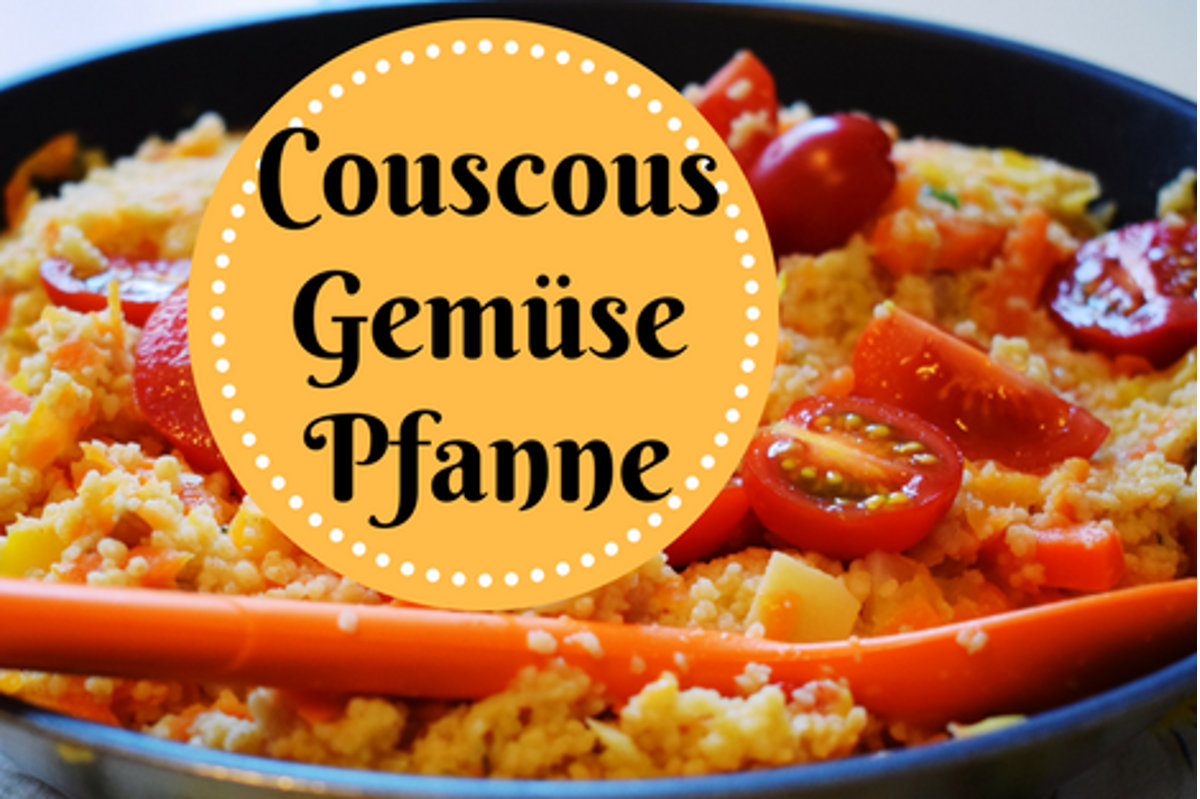 Vegane Gemüse Pfanne mit Couscous