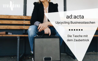 Vorstellung ad:acta upcycling businesstaschen