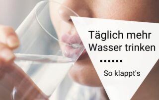 Tipps Wasser trinken