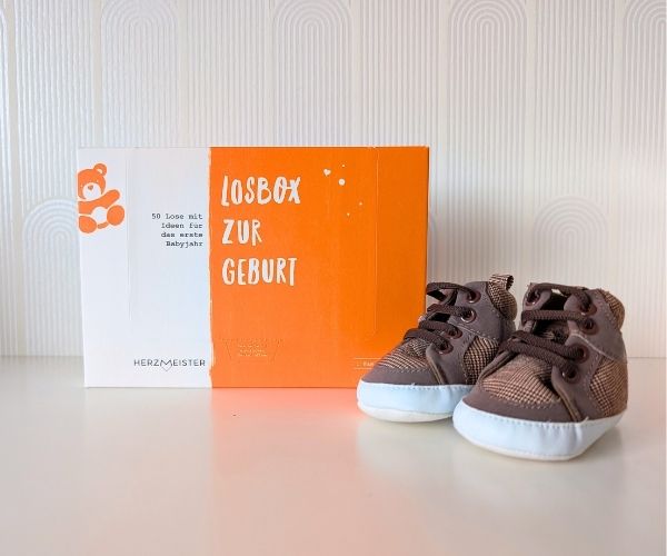 Losbox zur Geburt als Geschenkidee